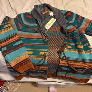 Wrangler Multicolor Striped Cardigan